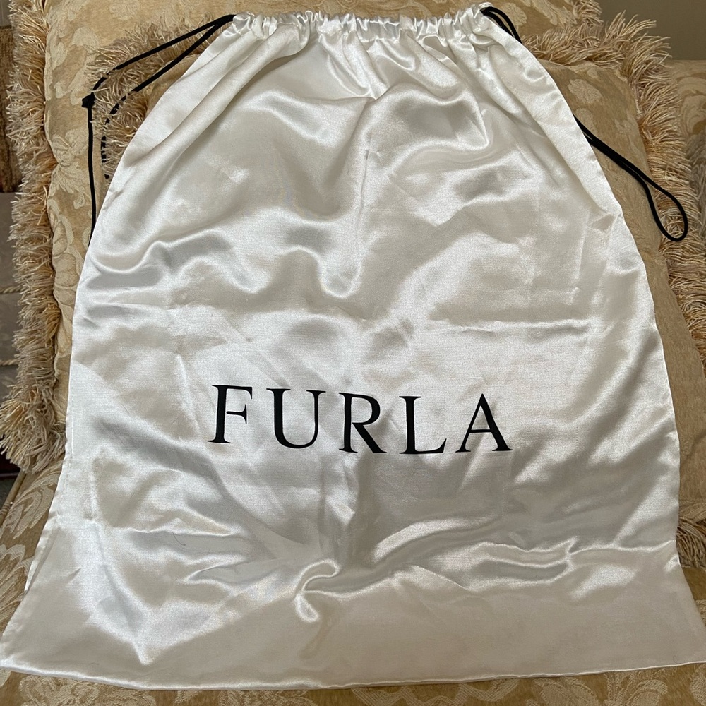 🇮🇹FURLA Coffee Brown Leather & Suede Shoulder Bag - Made in Italy 🇮🇹🇮🇹🇮🇹 - Picture 8 of 12